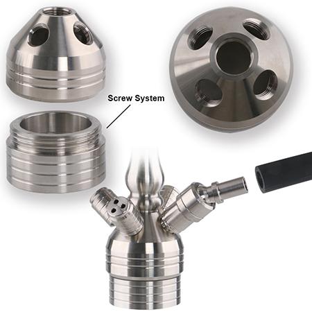 Кальян из нержавеющей стали серии SS-B002
