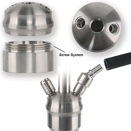 Кальян из нержавеющей стали серии SS-B004